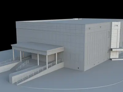 Administration building 3D model