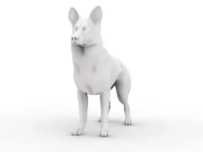 Sculpted Dog 3D Printable 3D print model