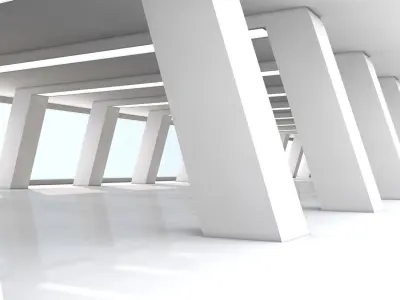 Sci Fi Warehouse 3D model