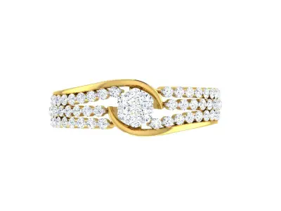 Women Ring  Render 3dm STL OBJ FBX Details 3D print model 270