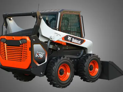S76 Platinum Skid Steer Loader - Bucket 3D model