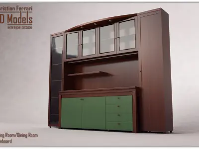 Dining Room Sideboard 3D model