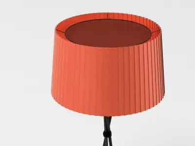 Santa Cole Tripode G5 Lamp Red 3D model