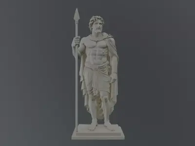 ancient greek statue 3D model