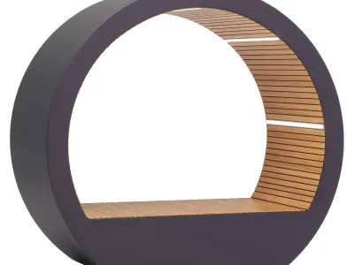 Bench Alcova 1 3D model