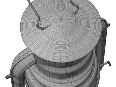 Red lantern HG2 3D model