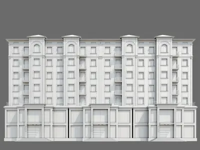Residental Building ID041 3D model