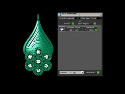 Pendant P172 3D Print Model 3D print model
