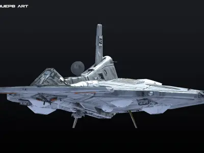 Funky Koval Space Ship 3D model