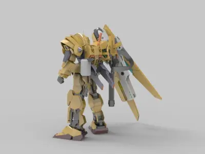 Hyaku Shiki Wing Attack 3D model