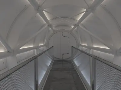 Sci-Fi Tunnel 2 3D model