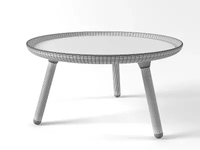 Tablo four side tables 3D model