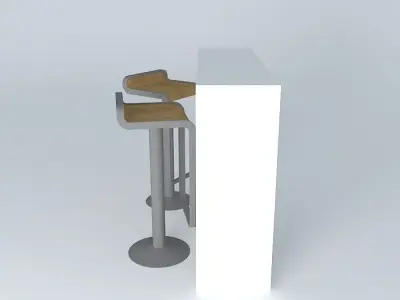 bar chair Free 3D model