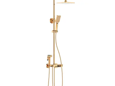 Shower Unit with Display 3D model