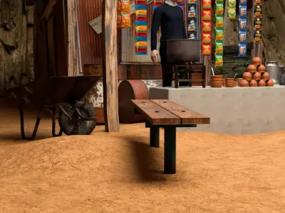 Tea Shop 3D model 3D model