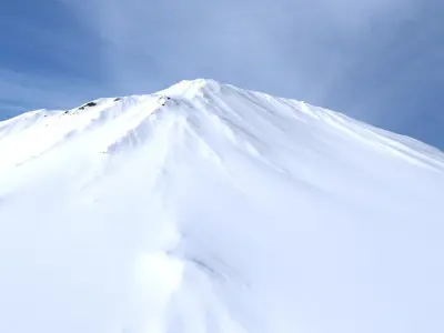 Snow Mountain 03 Low-poly 3D model