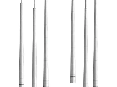 Aura- 03W Black LED Designer Series Pendant 3D model