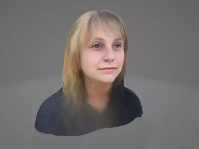 Character No 5  Not Rigged 3D model Low-poly 3D model