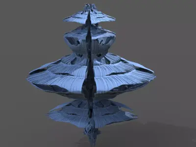 Palace Crystal Tower 2  3D model