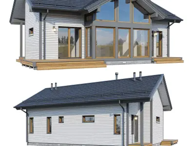 Alpine house Perfect 3D model