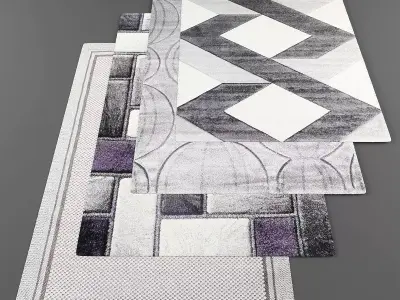 Rugs set242 3D model