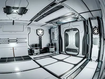 26 SciFi Props - GameReady Low-poly 3D model Low-poly 3D model