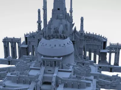 Ancient Egyptian High Arena City   3D model