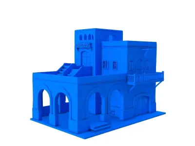 Babylon Building - Ancient Babylon Building - ancient city  3D print model purchase