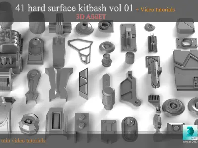 hardsurface kitbash  3D model