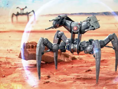 Scorpenek annihilator droid - Star Wars 3D model