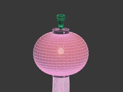 Chinese lantern 3D model 32