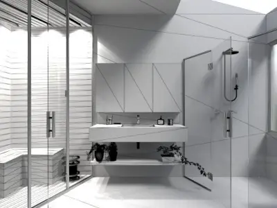 steam bath Free 3D model