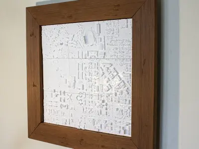 Purdue Campus 3D print model