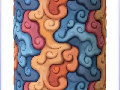 Stylized Ornaments Seamless Texture Texture