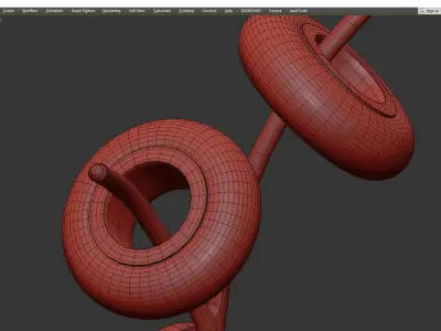 MONACO WALL Low-poly 3D model