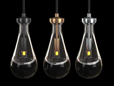 RAIN PENDANT 3D model