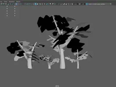 Tree maker Low-poly 3D model