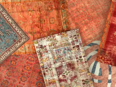 Carpets vintage turkish vol 02 3D model
