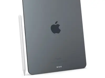 Apple iPad Air 2022 All Color with Pencil Low-poly 3D model