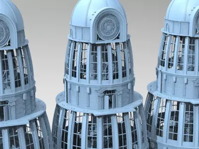 Occult observatory  3D model