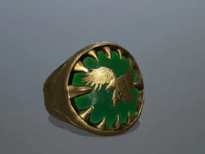 Power Ring Low-poly 3D model