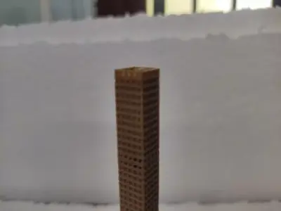 Newyork Square Building  3D print model