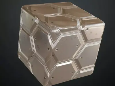 Silver Metal Plate PBR Seamless Texture get