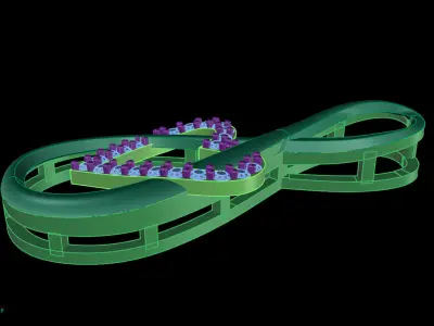 Heart love pendant 3D print model  3D print model