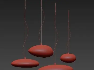Close to Ceiling Light 3D model