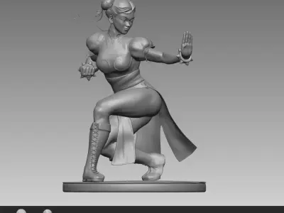 Chun Li Street Fighter  3D print model