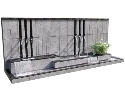 WATERFALL FOUNTAIN CASCADE  NO20 A 3D model