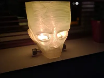 Halloween - 3D Franky Tealight Holder 3D print model