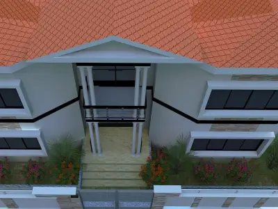 3D interior and exterior  3D model