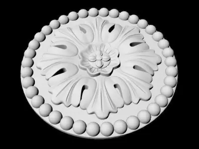 rosette dekor 3D model 26